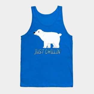 Just Chillin' Polar Bear Tank Top